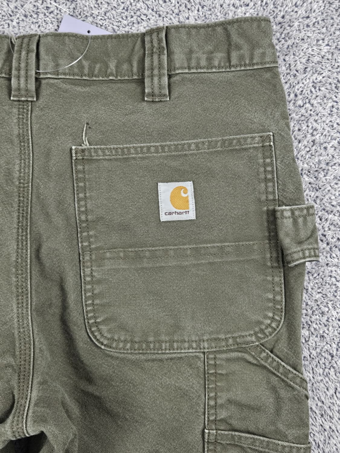 칼하트 덕 캔버스 더블니 카펜터 워크 팬츠 ( 33X30 )/ 10124 상품이미지10