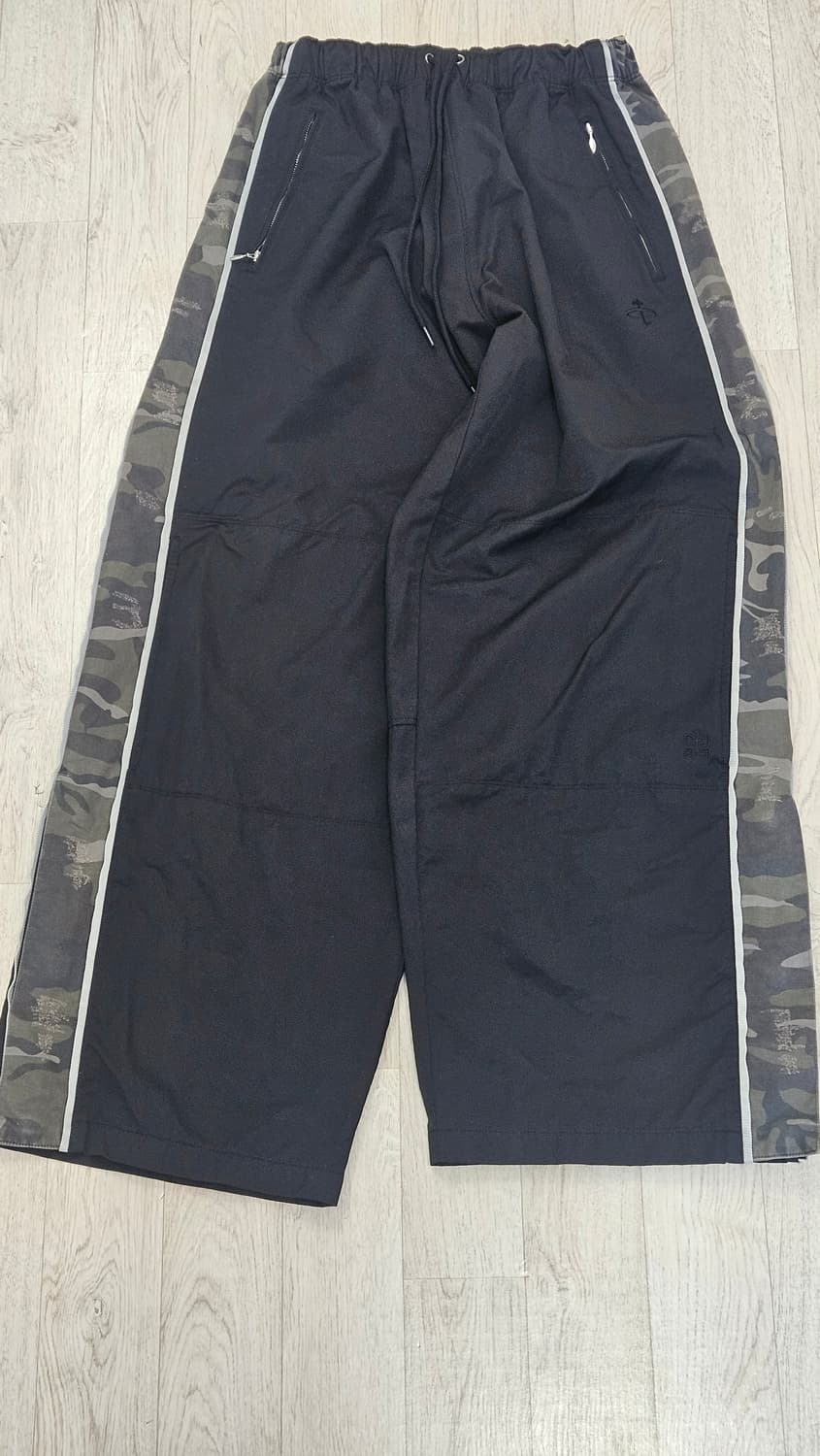 (3) 폴리테루 1011 트랙 팬츠 카모 블랙 상품이미지3