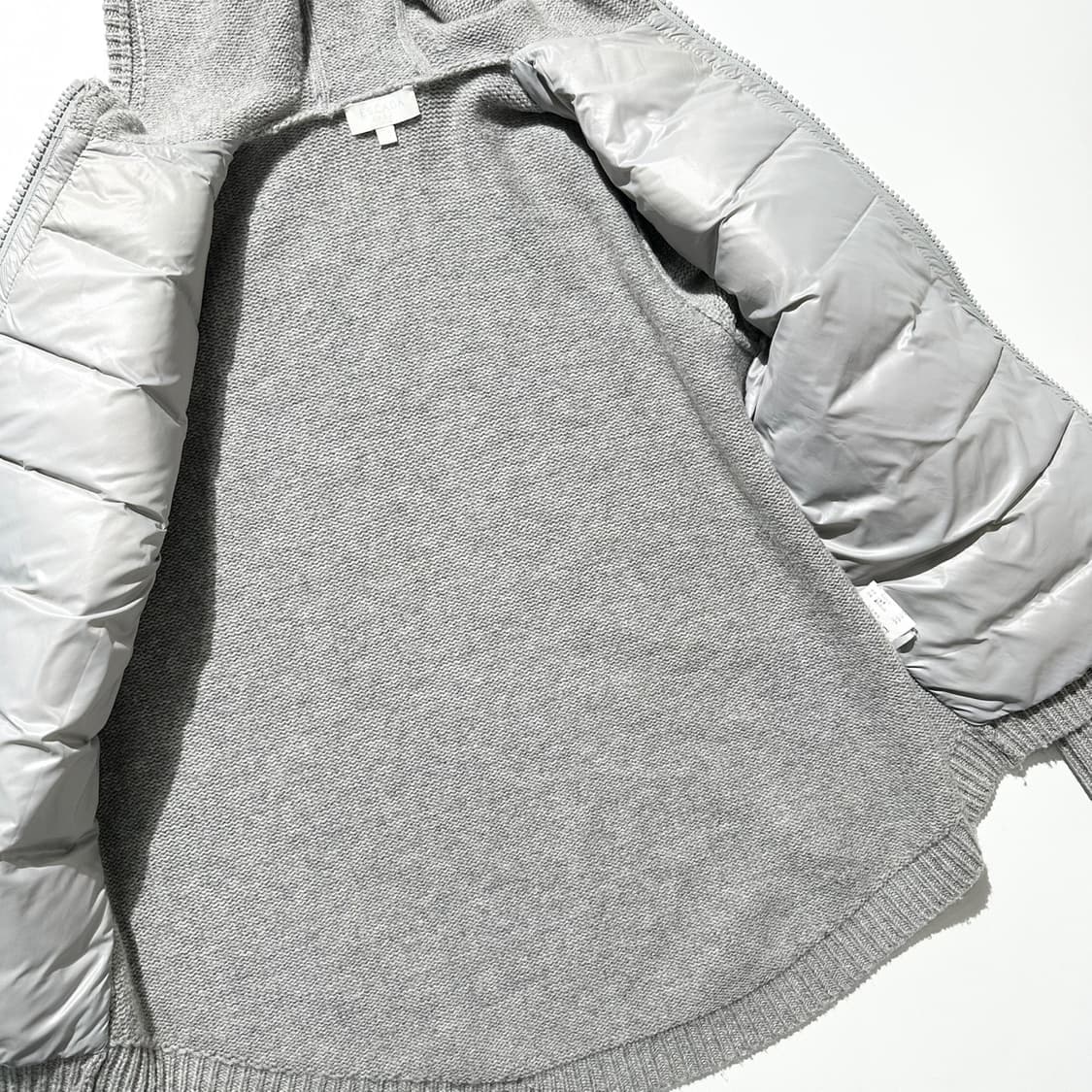 (매장판) 에스까다 울 캐시미어 경량 패딩 후드 집업 자켓 상품이미지8