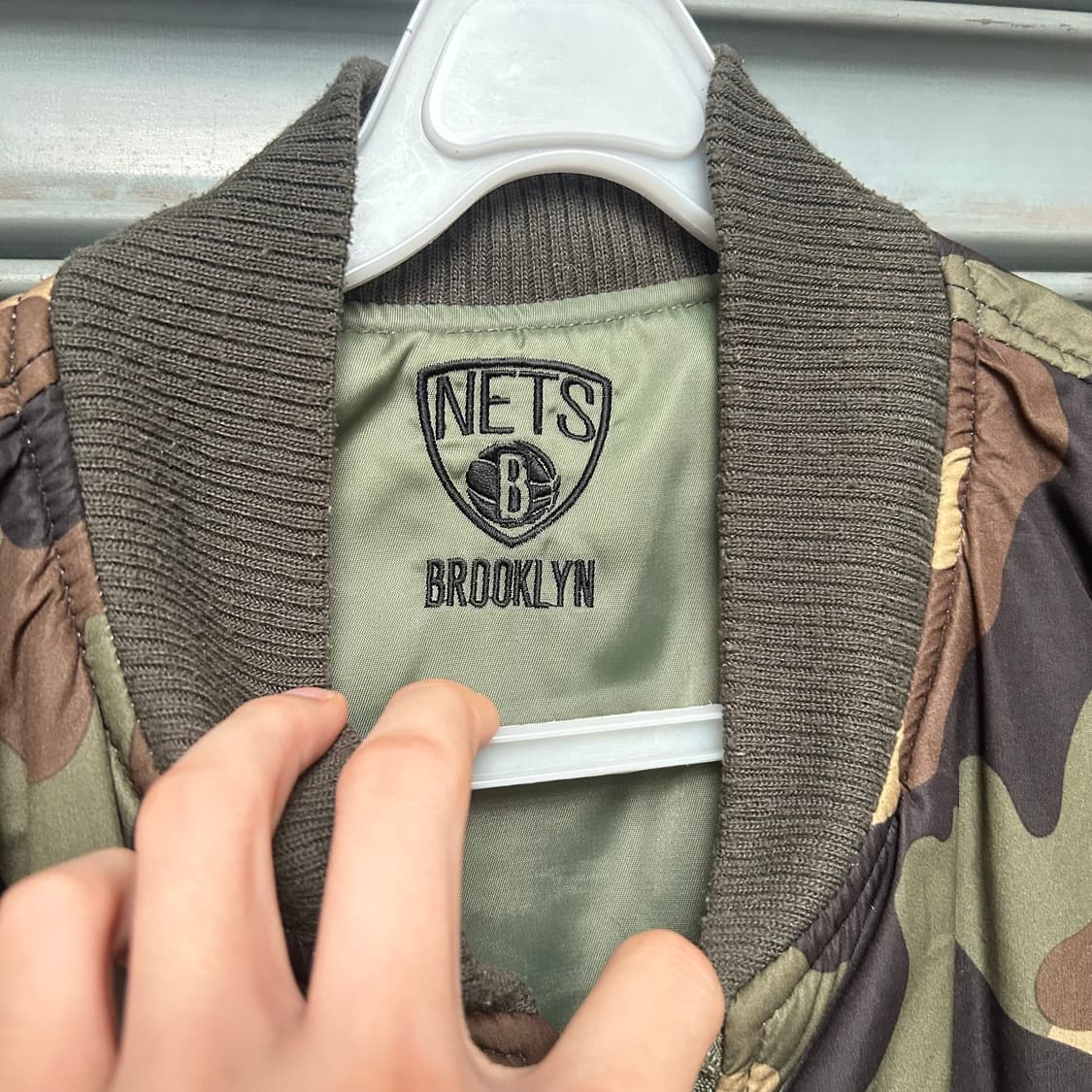 NBA브루클린 네츠 리버시블 항공 자켓 상품이미지4
