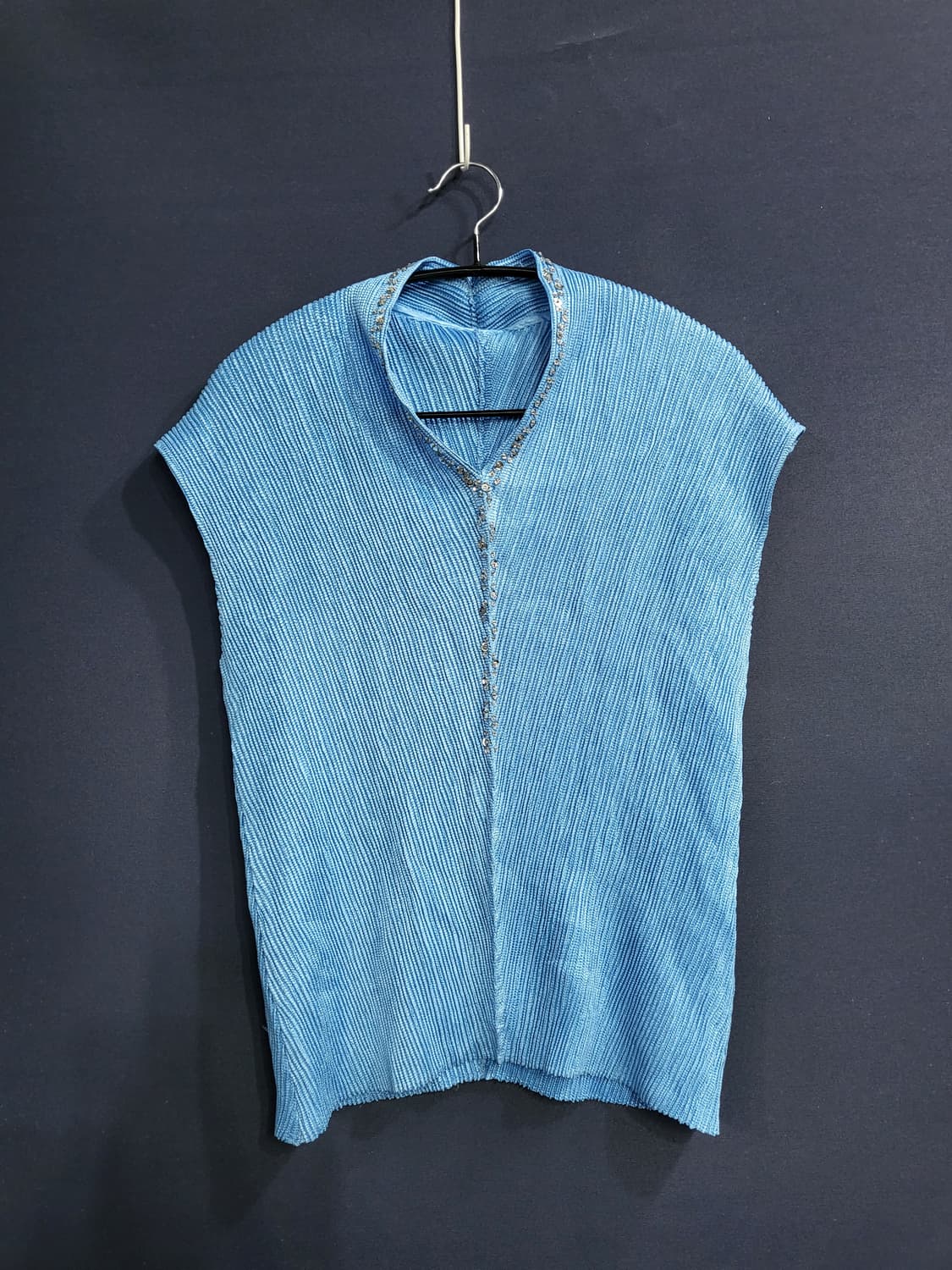 플리츠 프리 베스트 블라우스 상품이미지1