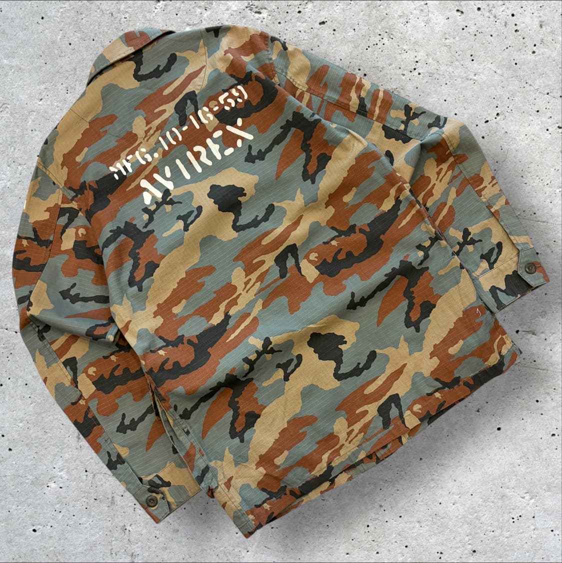 [L] 아비렉스 AVIREX PX 카모플라쥬 야상 자켓 D352 상품이미지2