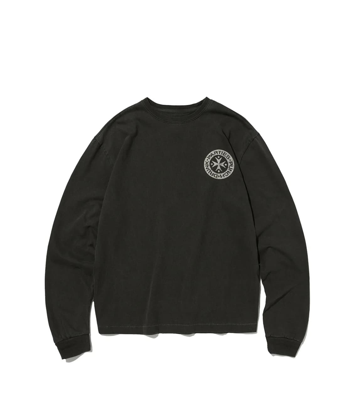 펀치드렁큰파티즈 hurt logo garment dyed 롱슬리브 상품이미지2