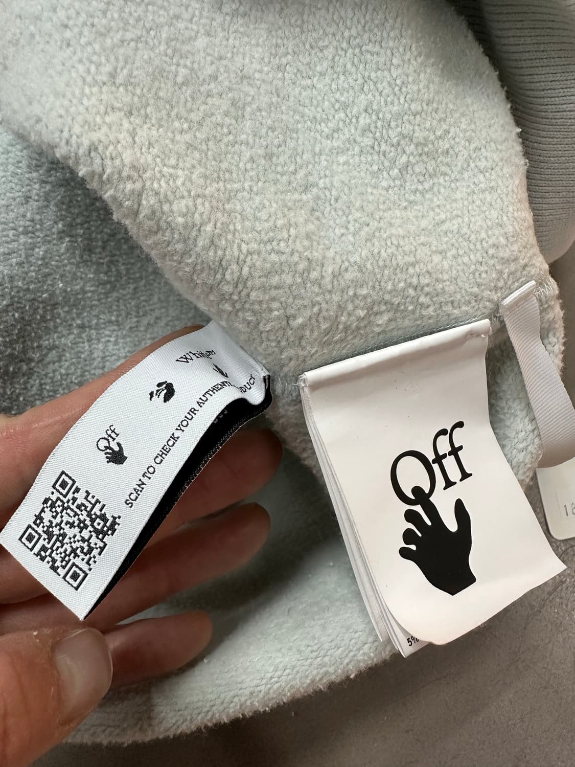 🌟오프화이트 타이다이 로고 맨투맨 XL🌟 상품이미지5