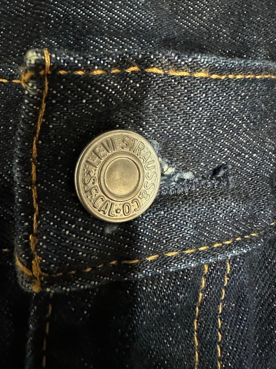 리바이스 LEVIS 505 레귤러핏 진청 데님 팬츠 W36 L32 상품이미지6