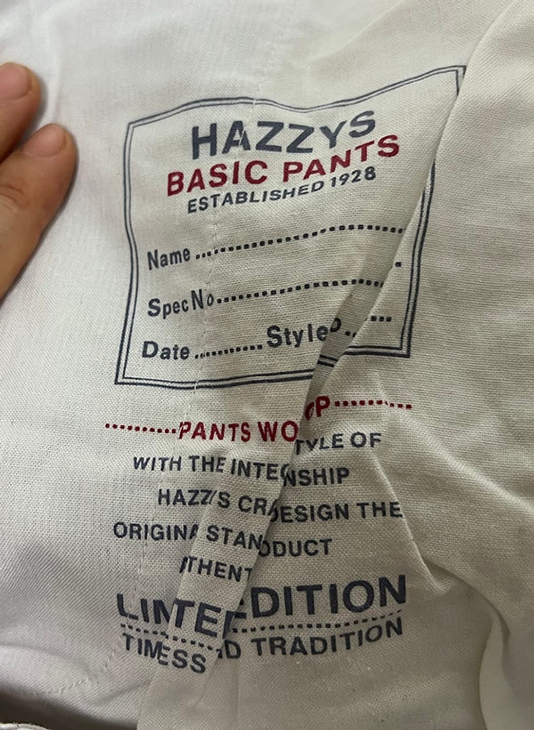 HAZZYS 헤지스 치노쇼츠 남자 면바지 스트라이프 캐주얼 XXL 36 상품이미지6