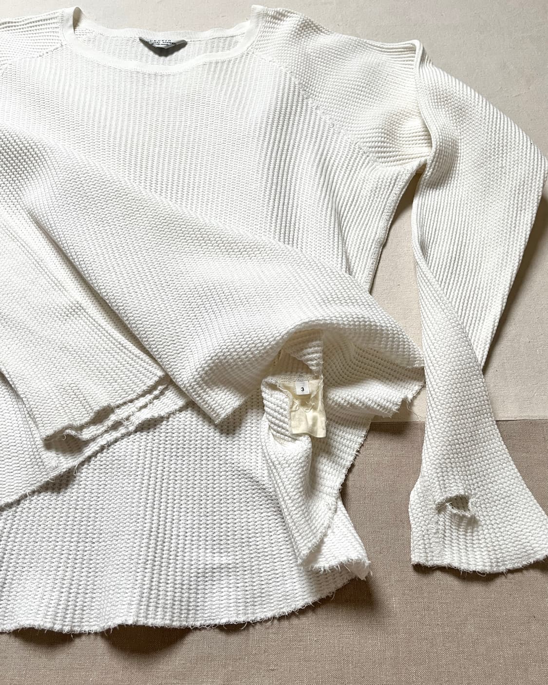 언유즈드 핑거홀 써멀 롱슬리브 티셔츠 unused 와플티 상품이미지9