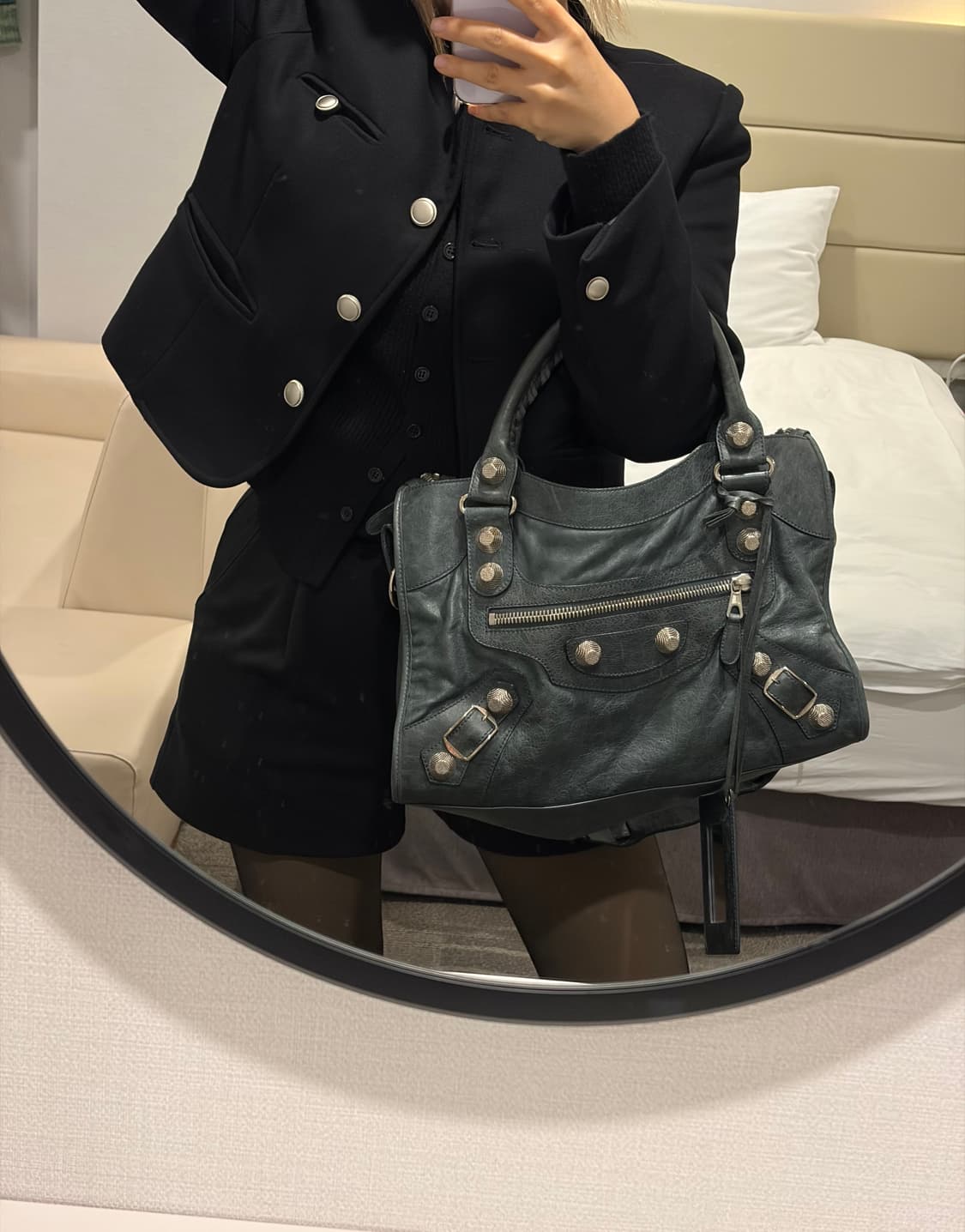 [A+ 정품] 발렌시아가 자이언트 시티 모터백 미디움 상품이미지8