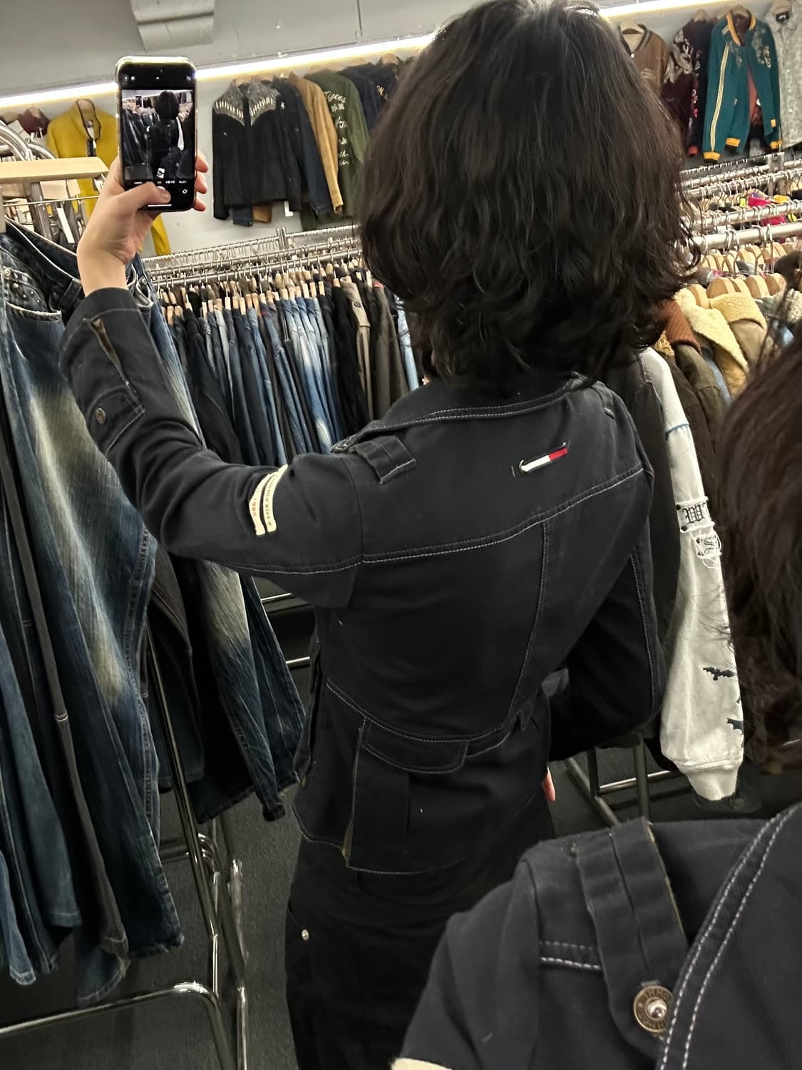 M)타미힐피거 빈티지 여성 멀티 포켓 크롭 필드자켓 상품이미지2