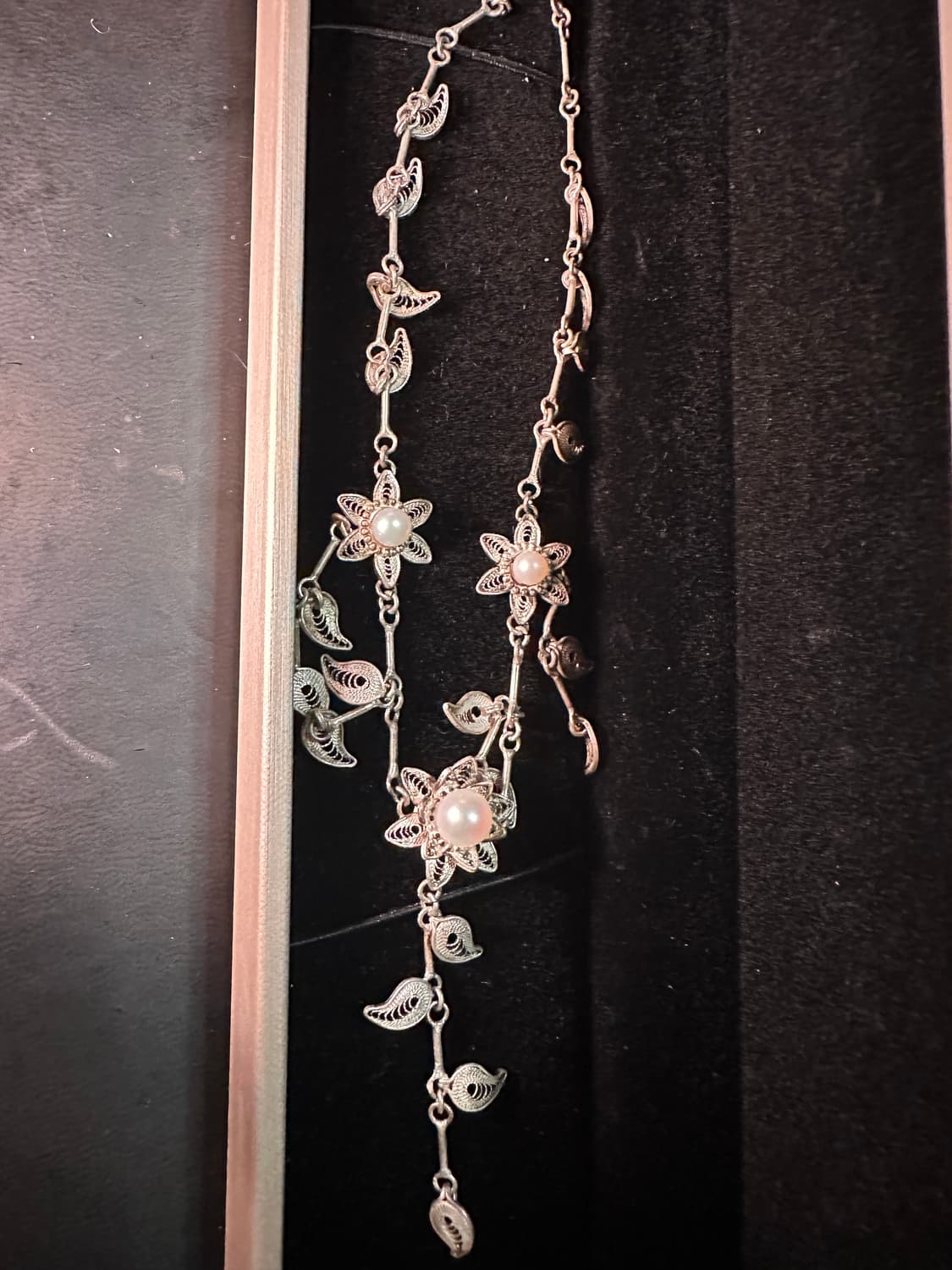 앤틱 필리그리/필리그라나 925 스털링실버 목걸이 상품이미지6