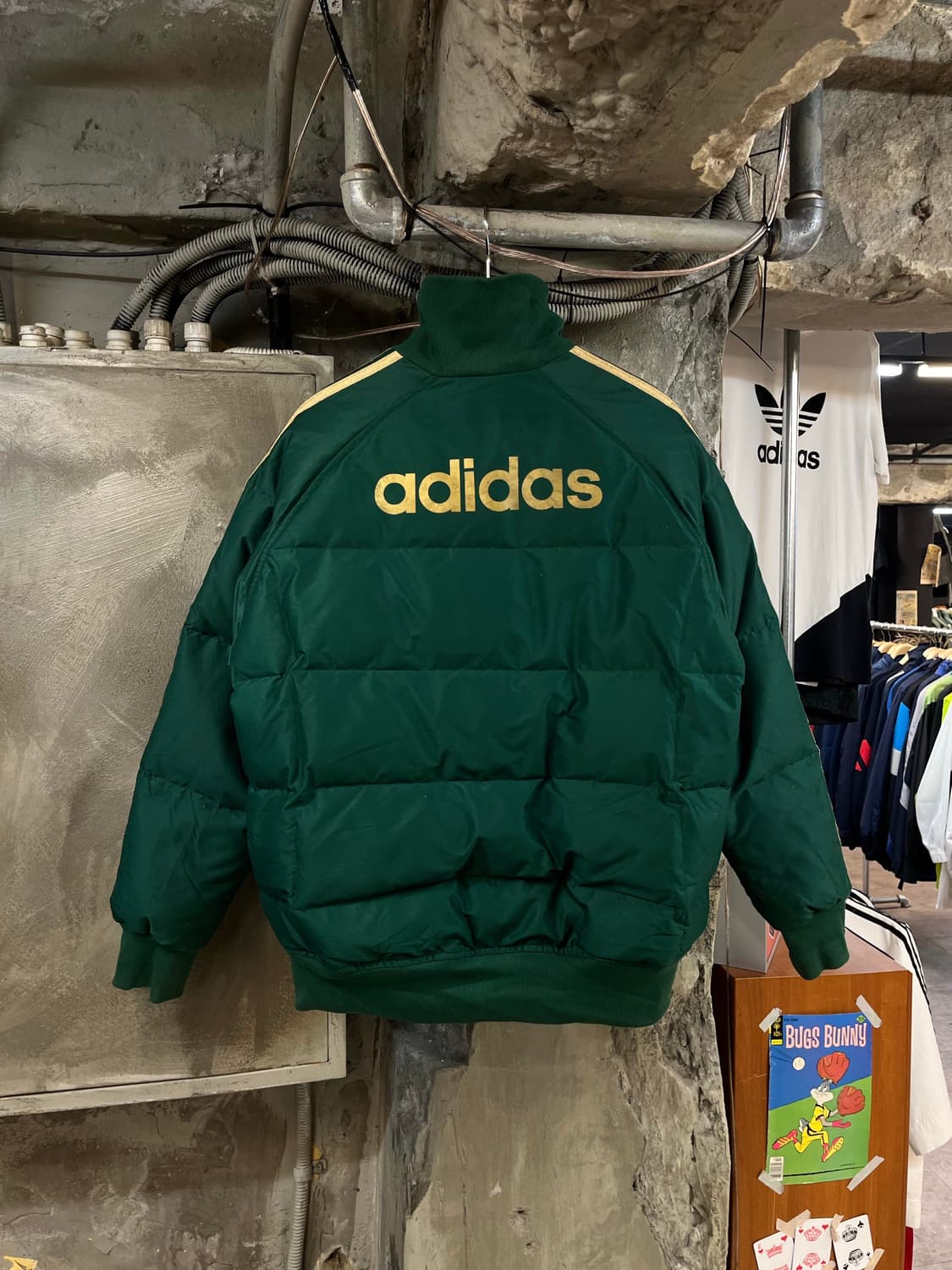 아디다스 올드스쿨 덕다운 패딩 자켓 그린 95 #csz2637 상품이미지2