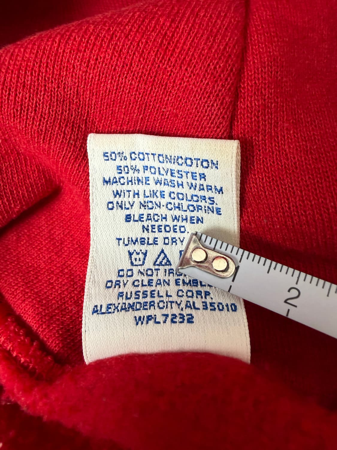 90s Russell Hoodie (red) 상품이미지4