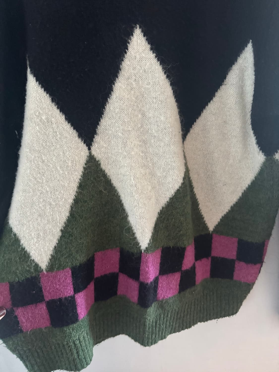 스투시 아가일 니트 상품이미지2