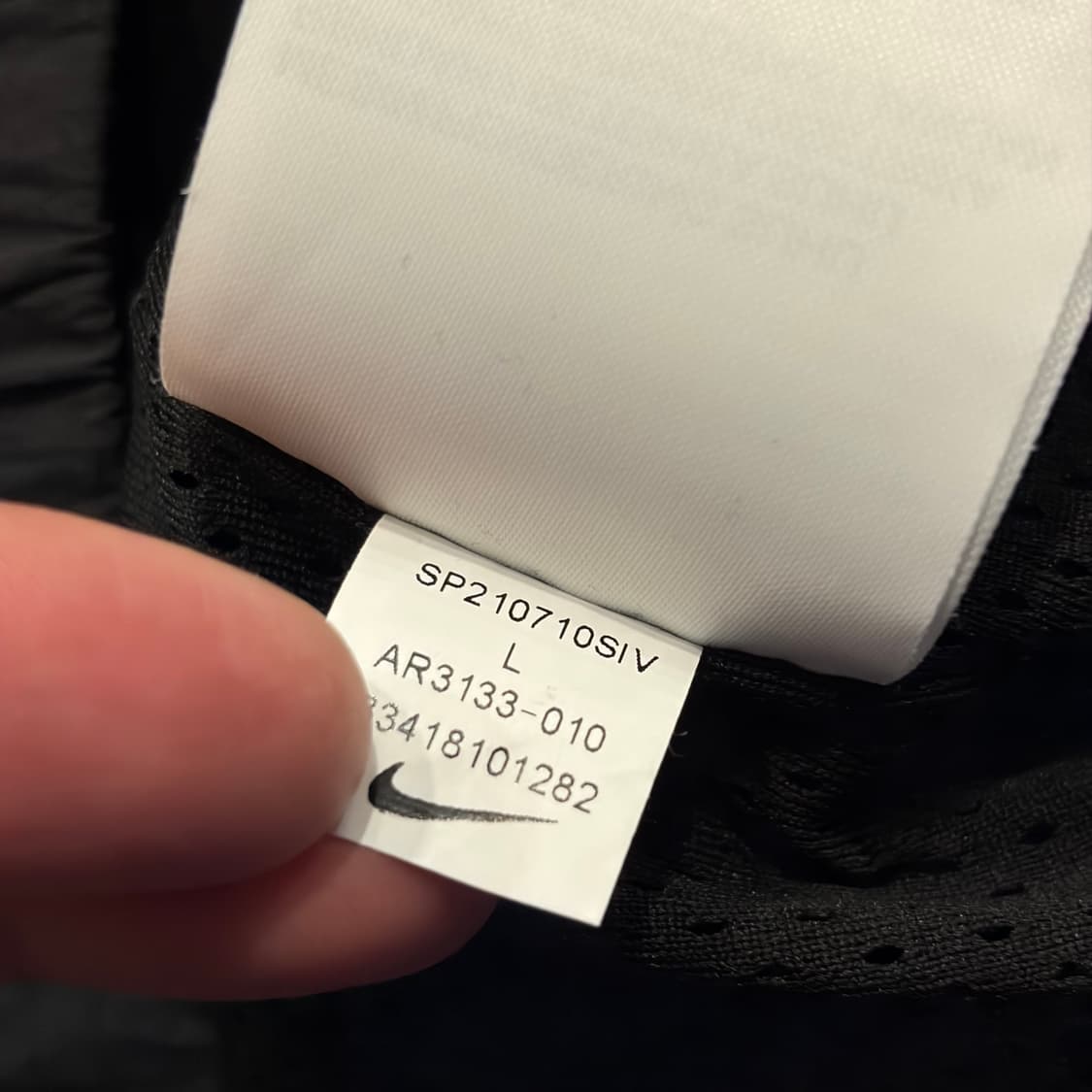 [L] 나이키 빅스우시 우븐 자켓 블랙/화이트 C21 상품이미지8