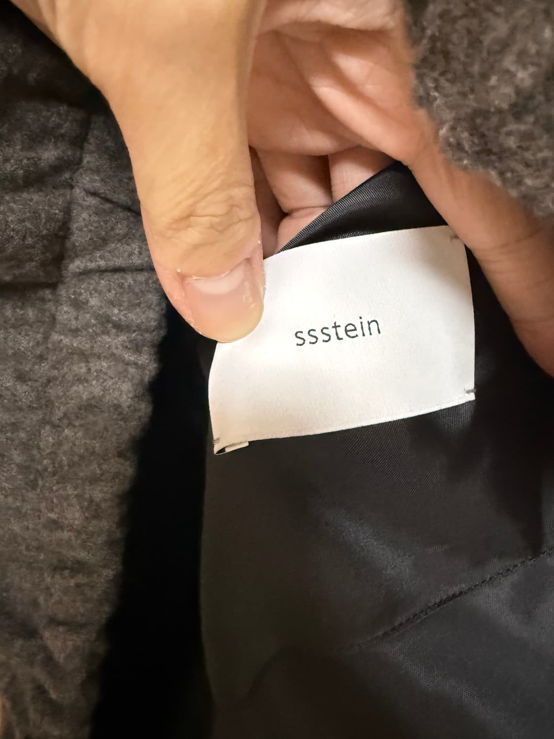 ssstein 슈타인 캐시미어 플리스 집업 S 사이즈 상품이미지4