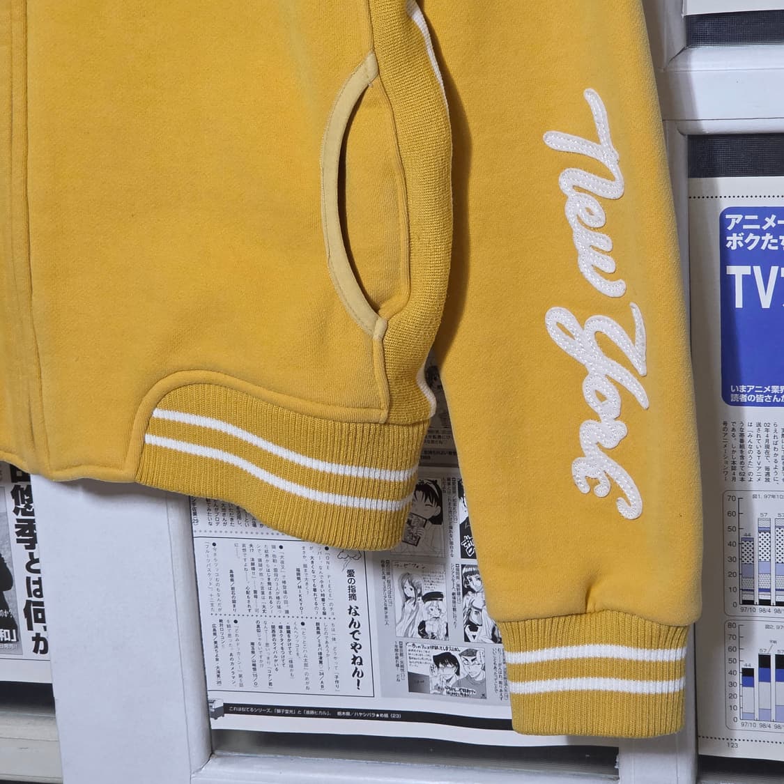 엠엘비 양키스 옐로우 코튼 집업  상품이미지4