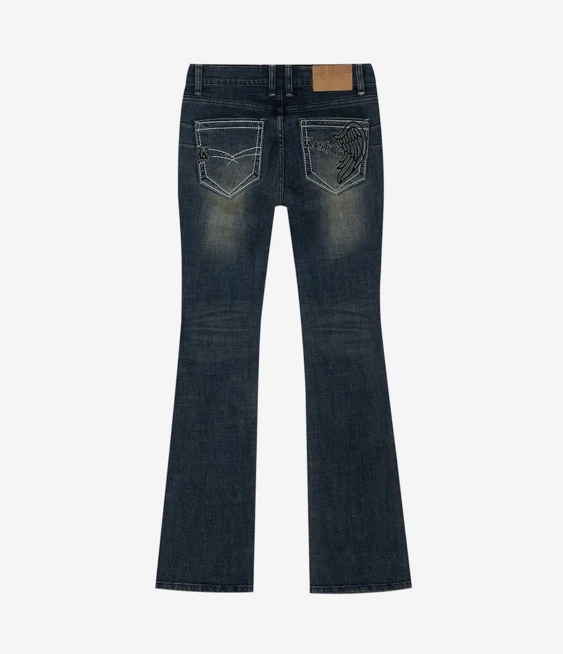 카시코 로우라이즈 Boots Cut Denim Pants 블루 상품이미지1