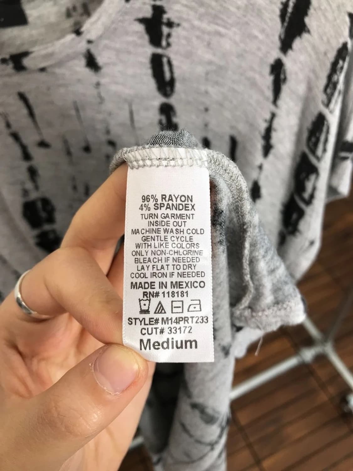 BLEU Tie Dye Rayon Blend Tee 상품이미지7