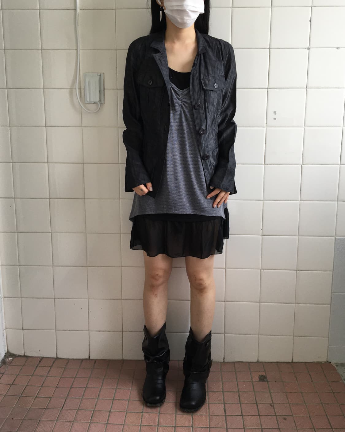 Evex krizia glossy jacket 상품이미지7