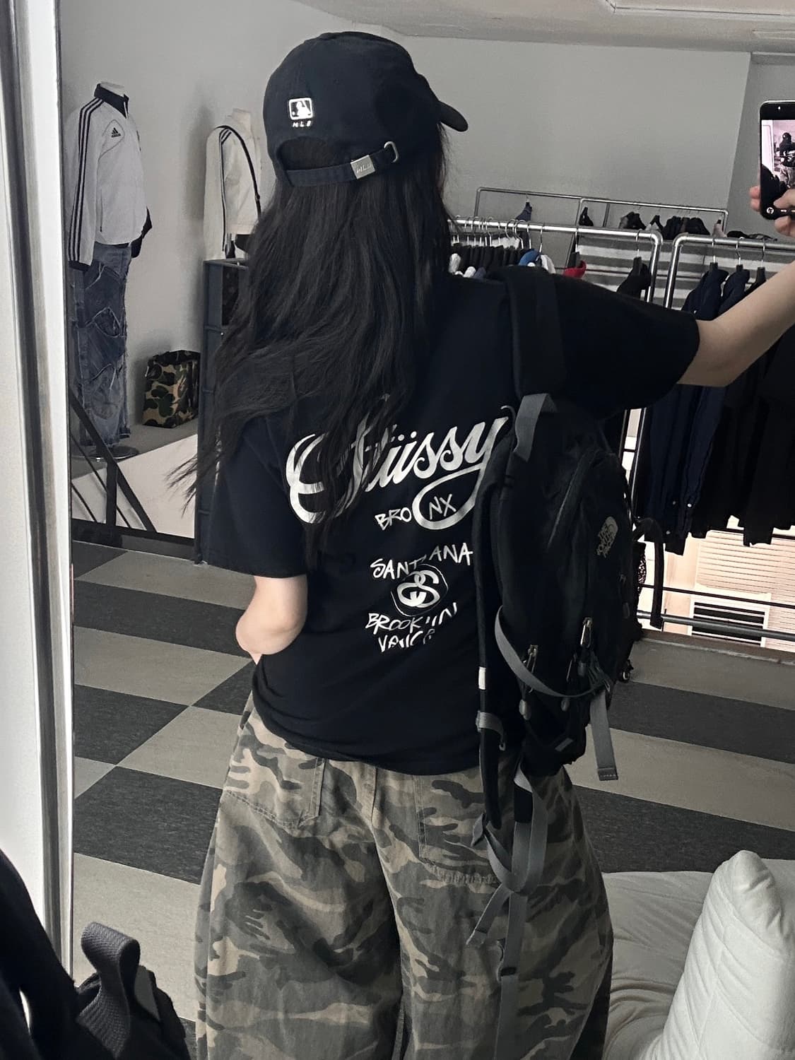 스투시 콤프턴 월드투어 반팔 티셔츠  상품이미지2