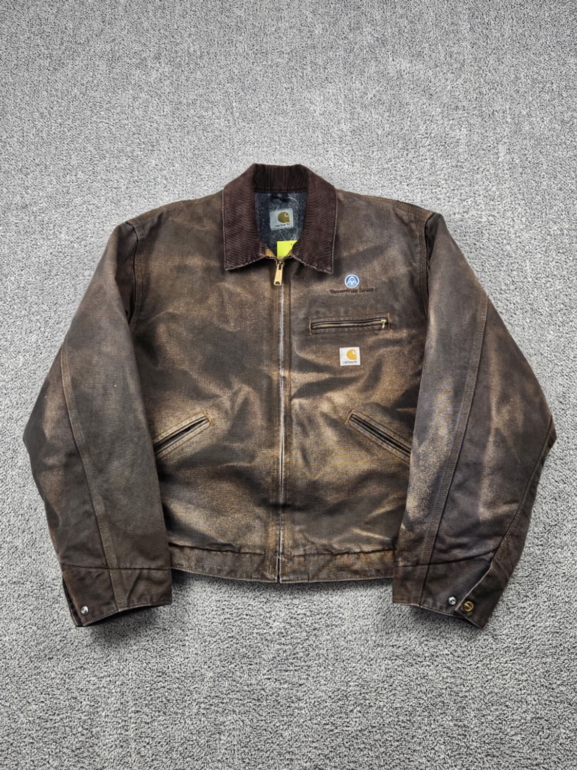 칼하트 다잉 워시드 커스텀 디트로이트 워크 자켓 (본문참조)/ 10320 상품이미지2