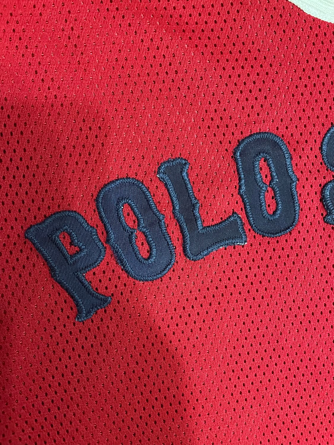 90s 폴로스포츠 메쉬 져지 레드 상품이미지4