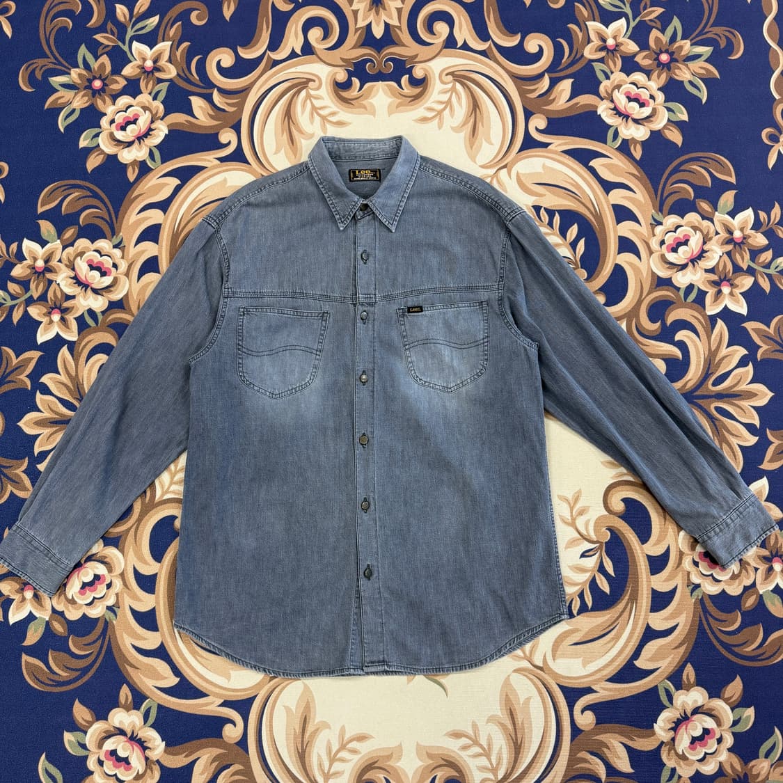 (M)90s 리 LEE 라이더스투 포켓 데님셔츠 상품이미지1
