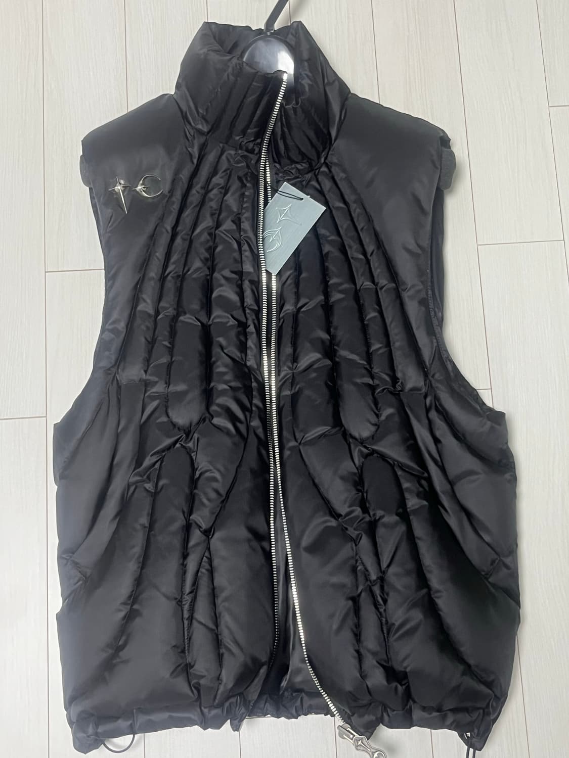 떠그클럽 케이블 패딩조끼 m 상품이미지1