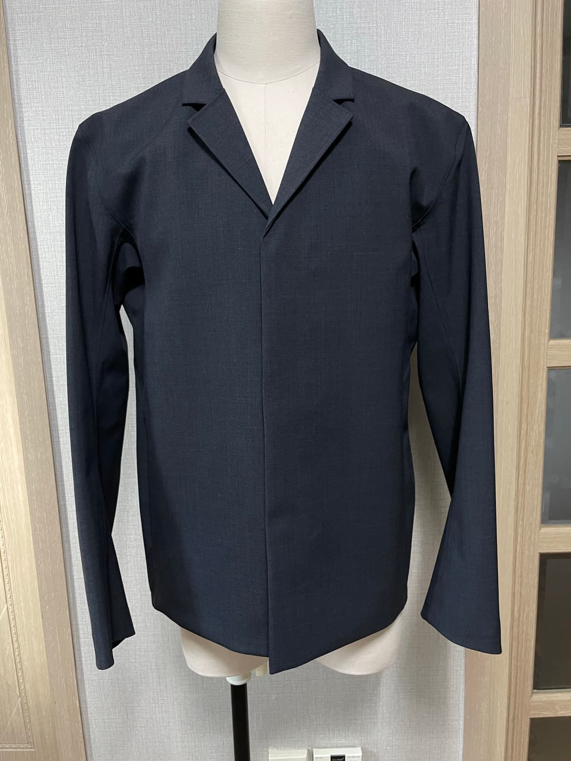 [M]23fw베일런스 스페레 테크 울 블레이저 블랙헤더 상품이미지5