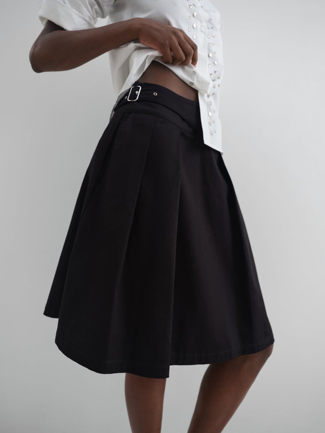 [M]기마구아스 Martin 스커트/블랙 상품이미지1