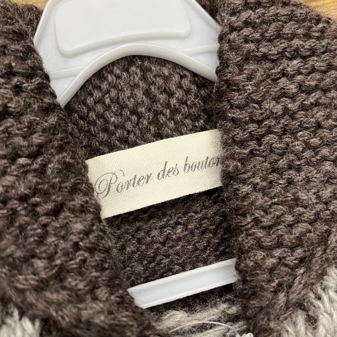 빈티지 울 집업 베스트  상품이미지3