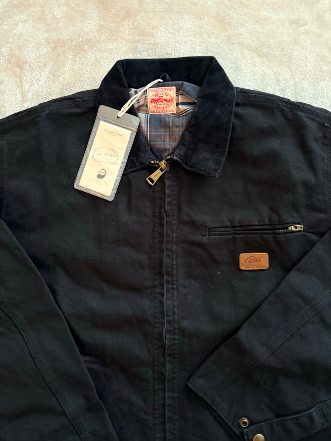 워크자켓 블랙 완전 새제품, 사이즈 L 상품이미지3