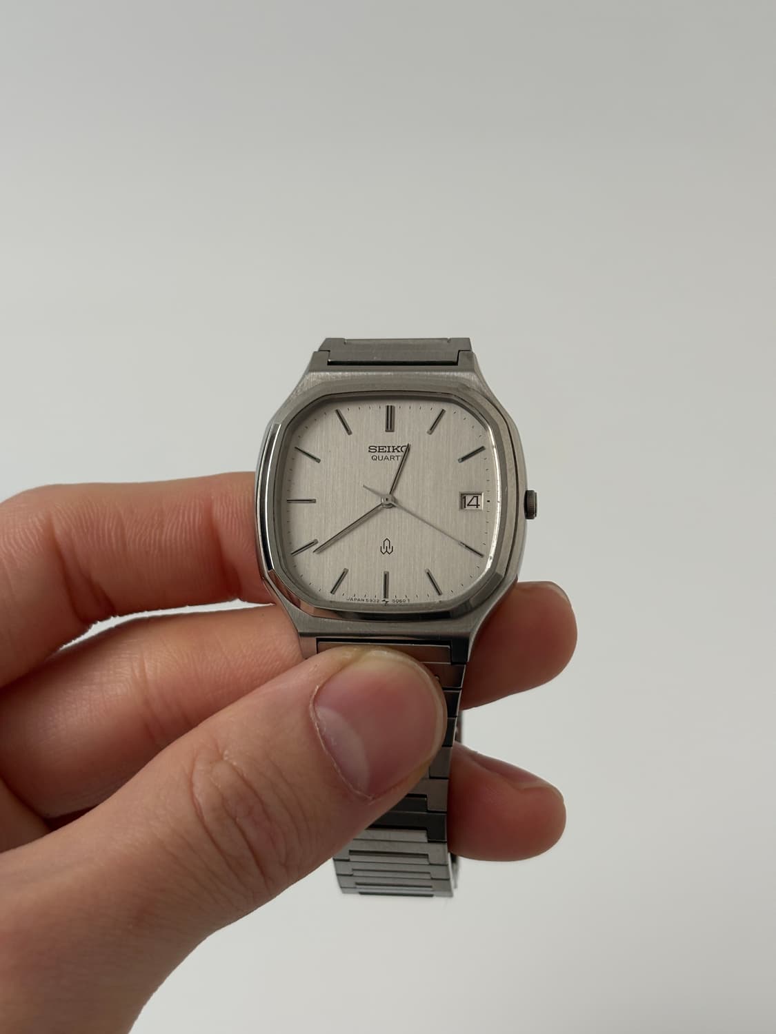 1980s Silver Square Quartz 상품이미지3