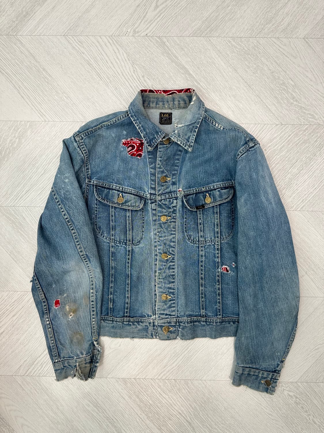 🇺🇸60s USA 리 Lee 101-j 데님 자켓 (44) 상품이미지1