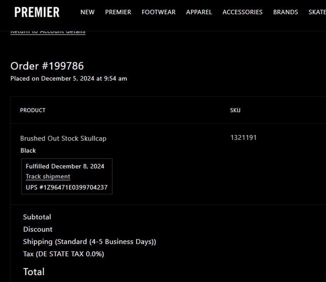 스투시 비니 블랙 상품이미지4