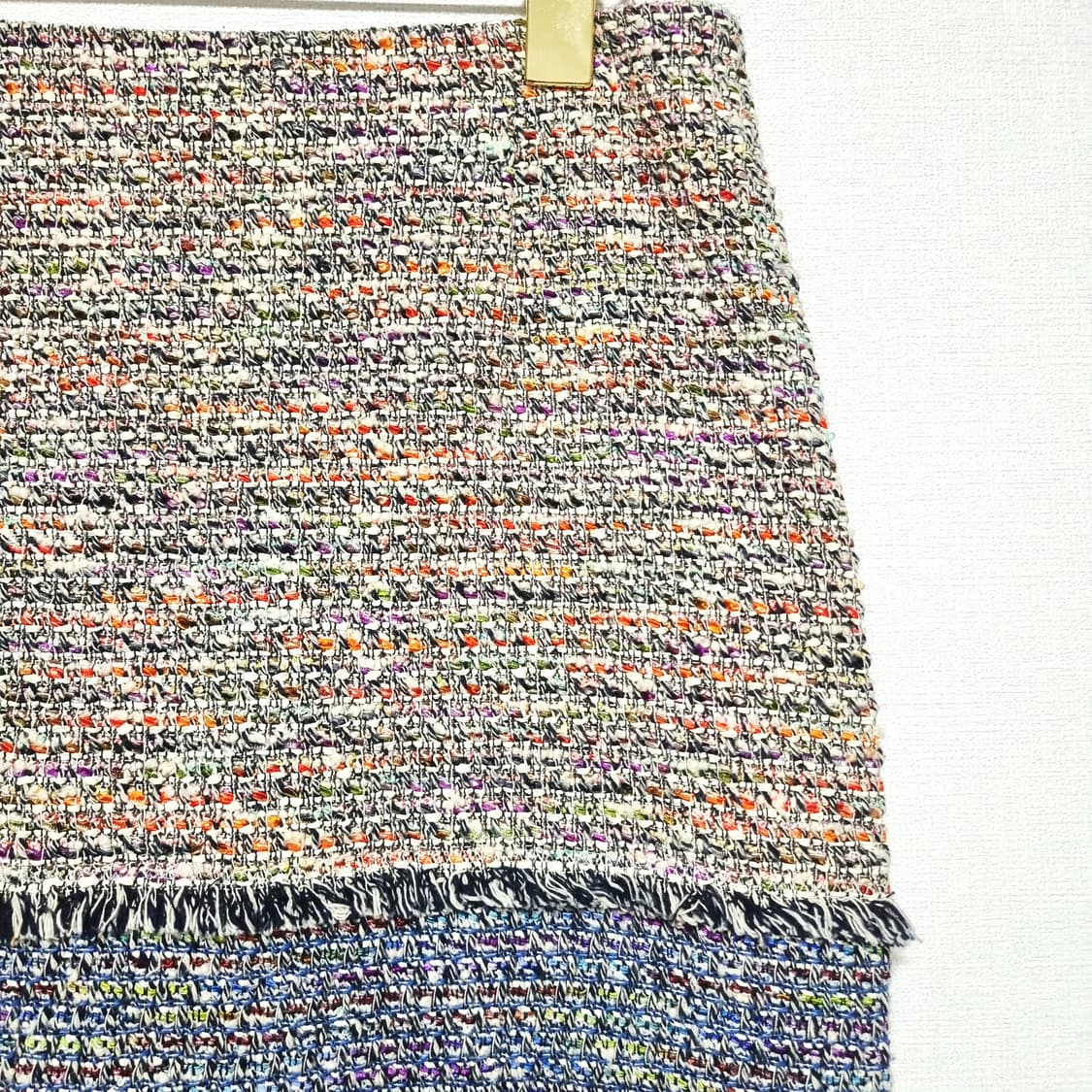 랑방컬렉션 트위드 프린지 스커트 치마 (26인치) 상태최상 상품이미지4