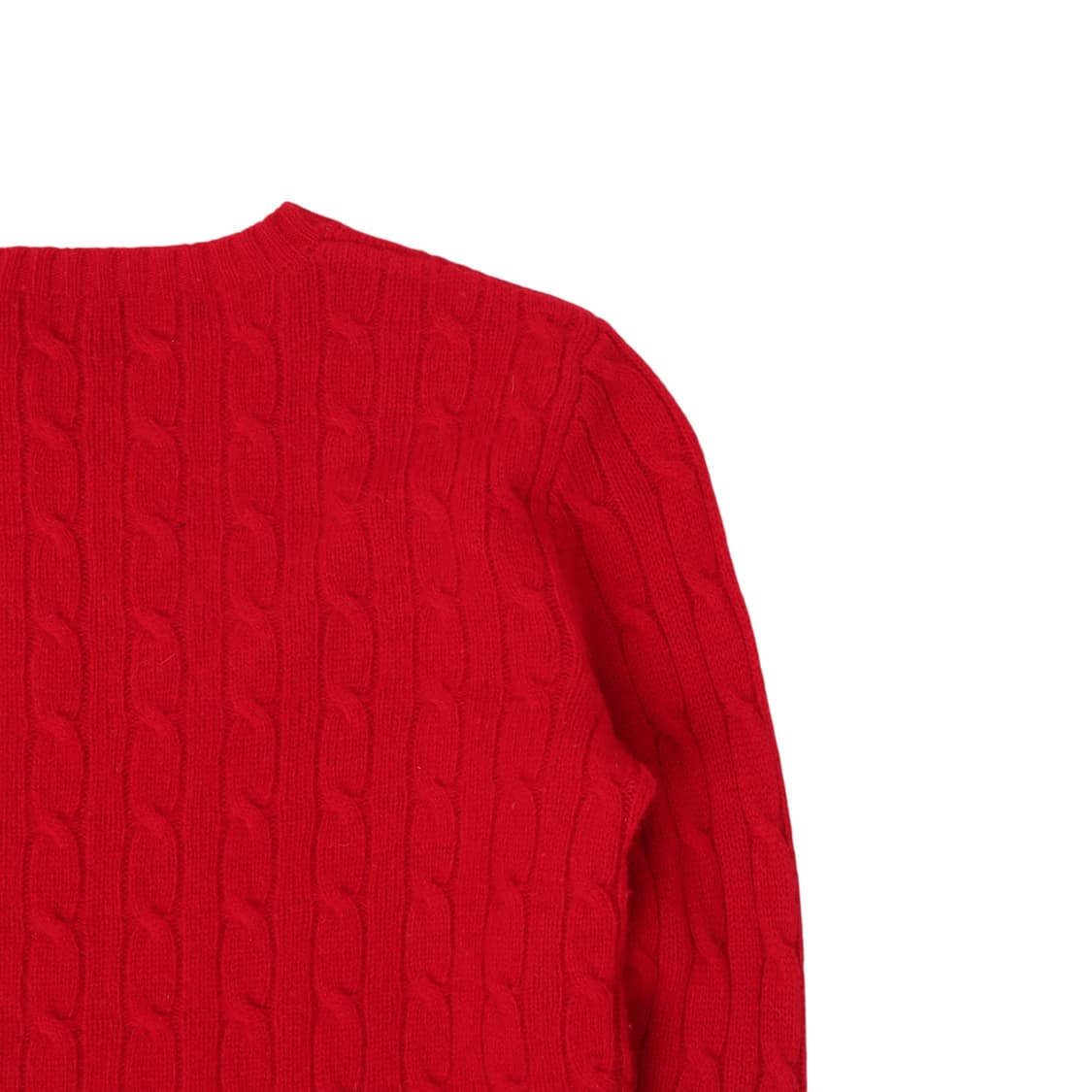 폴로 랄프로렌 레드 램스울 케이블 니트 상품이미지6