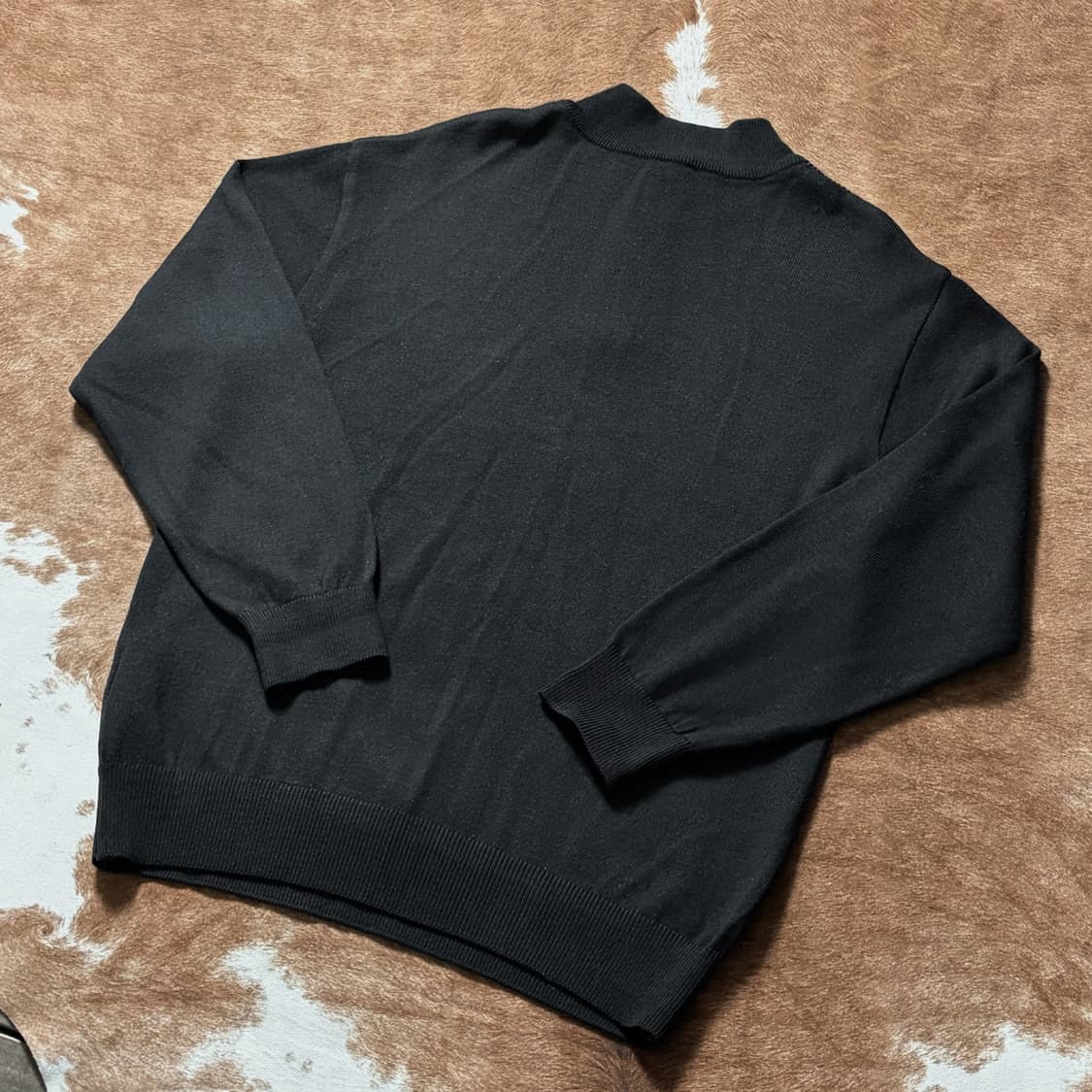 크로커다일 반집업 니트 상품이미지5