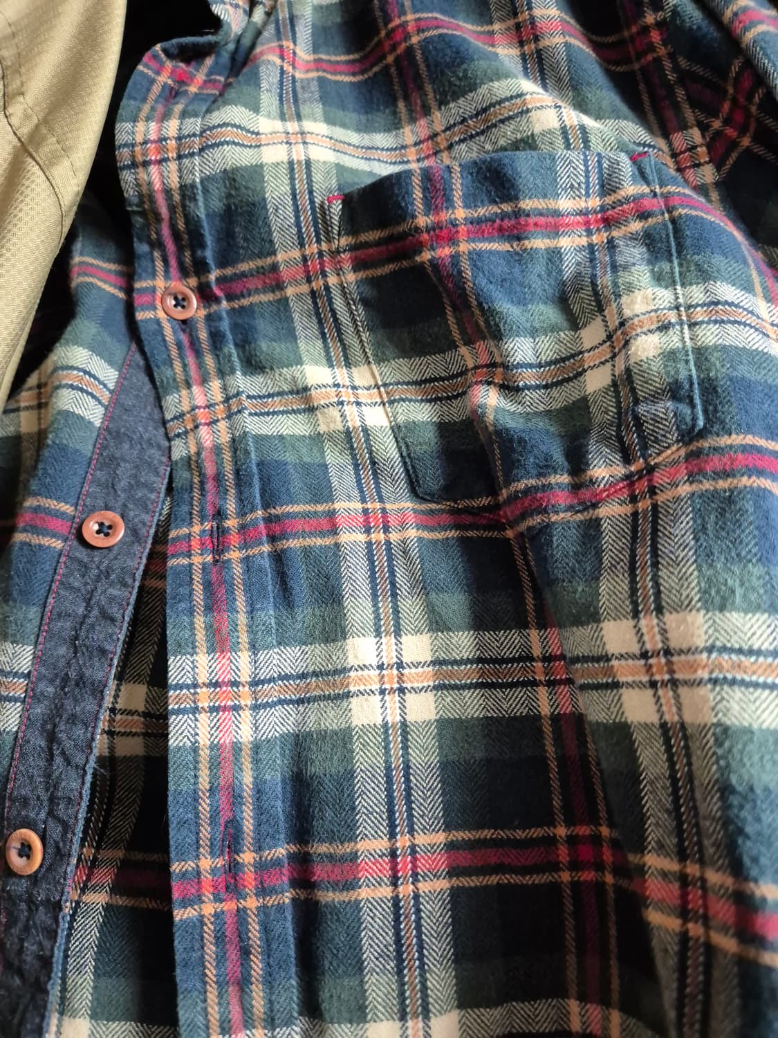 올젠 체크셔츠 상품이미지3