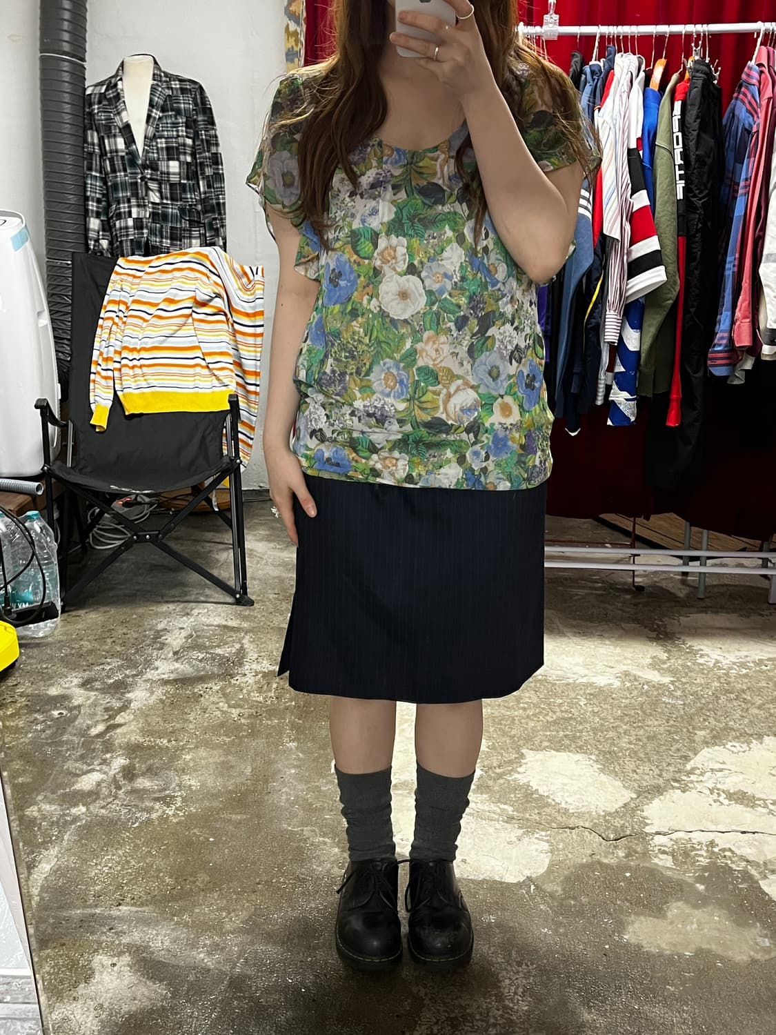(새상품) Flower blouse 블라우스  상품이미지2
