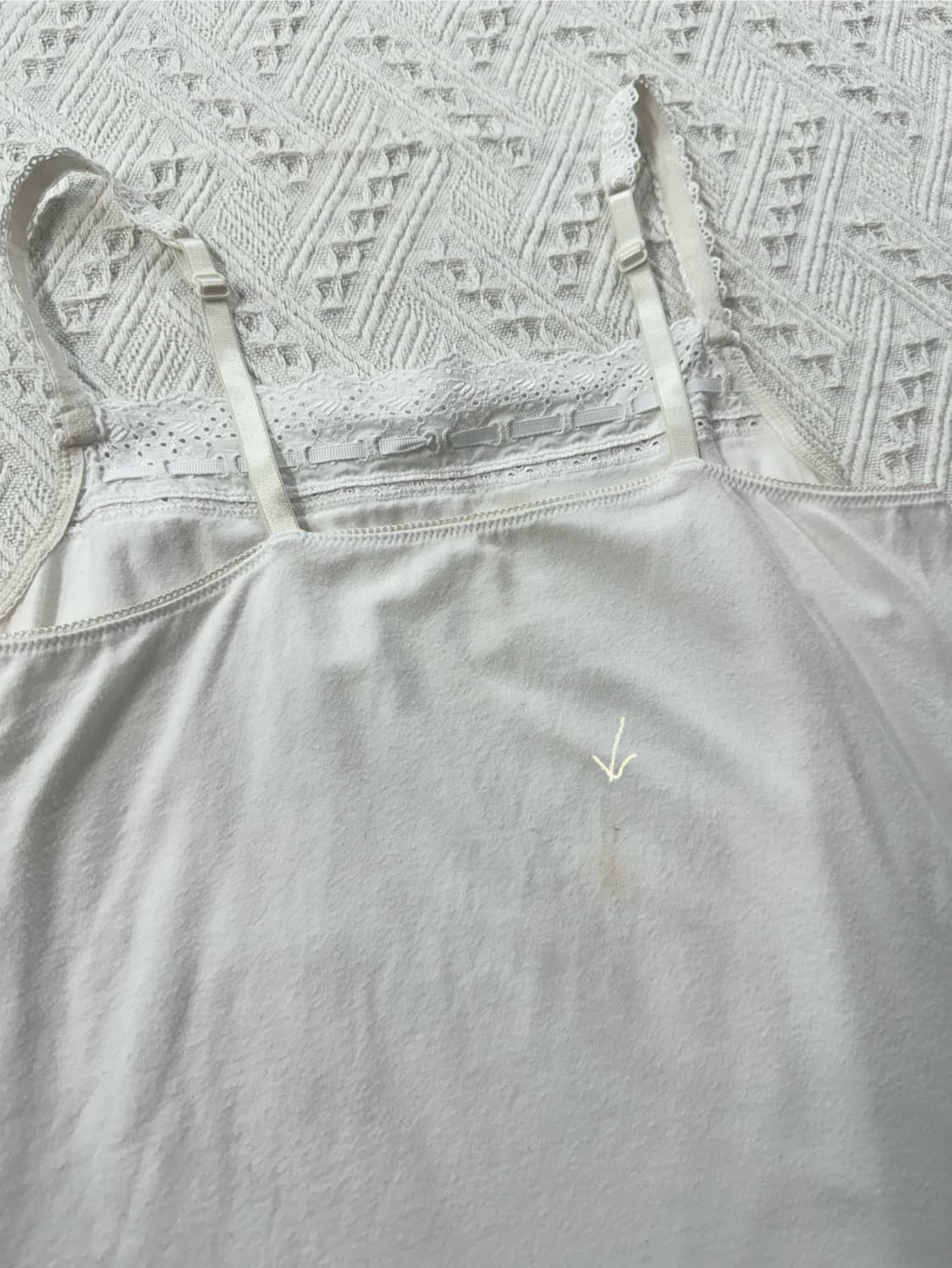 케이블 니트 레이어드 리본 슬리브리스 원피스 2pcs (개별 구매 가능) 상품이미지10