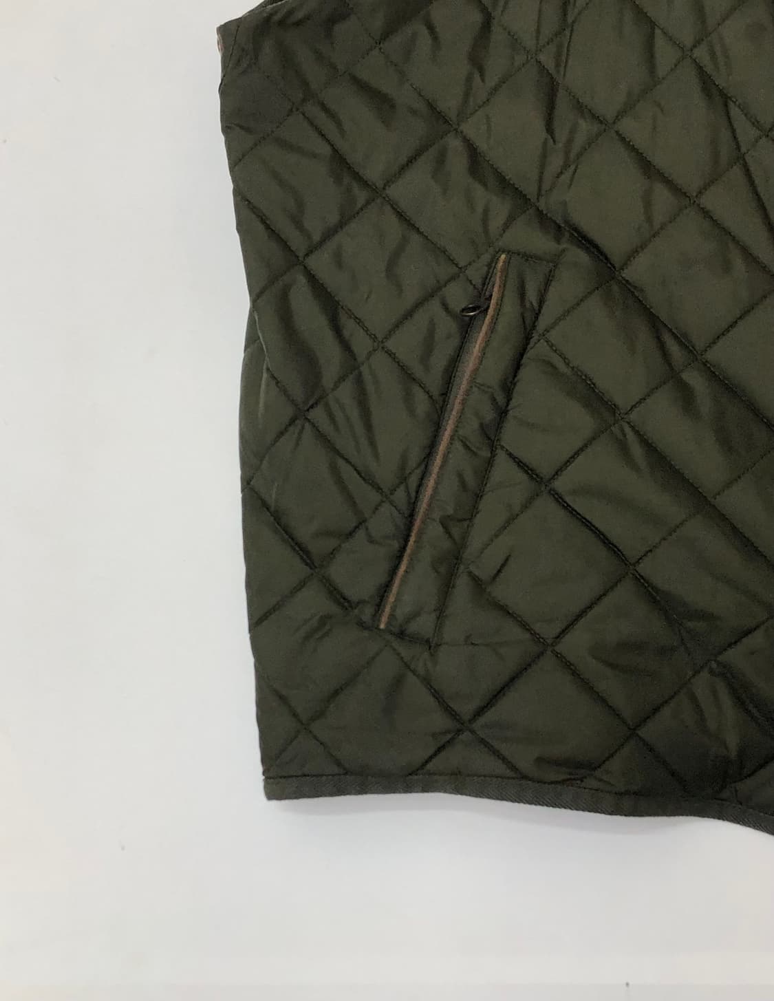 Polo 폴로 랄프로렌 올리브그린 퀄티드 베스트 상품이미지4