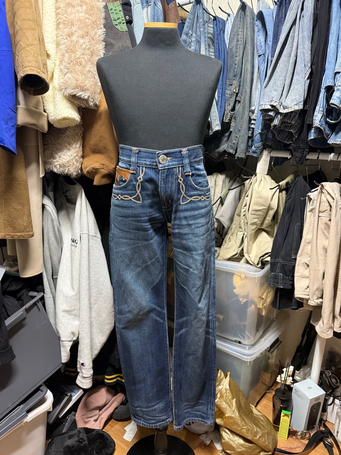 [32] 에드윈 블루트립 웨스턴 데님팬츠 상품이미지1