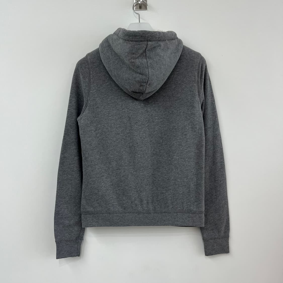 홀리스터 양털안감 자수로고 그레이 후드집업 상품이미지3