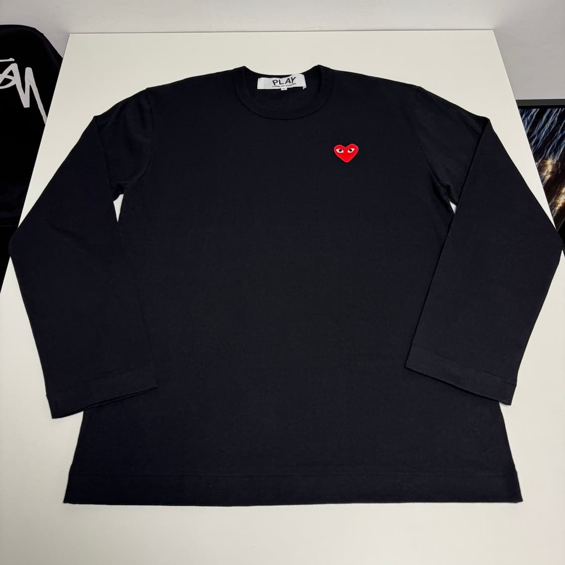 플레이 꼼데가르송 롱슬리브 레드 하트 L 상품이미지1
