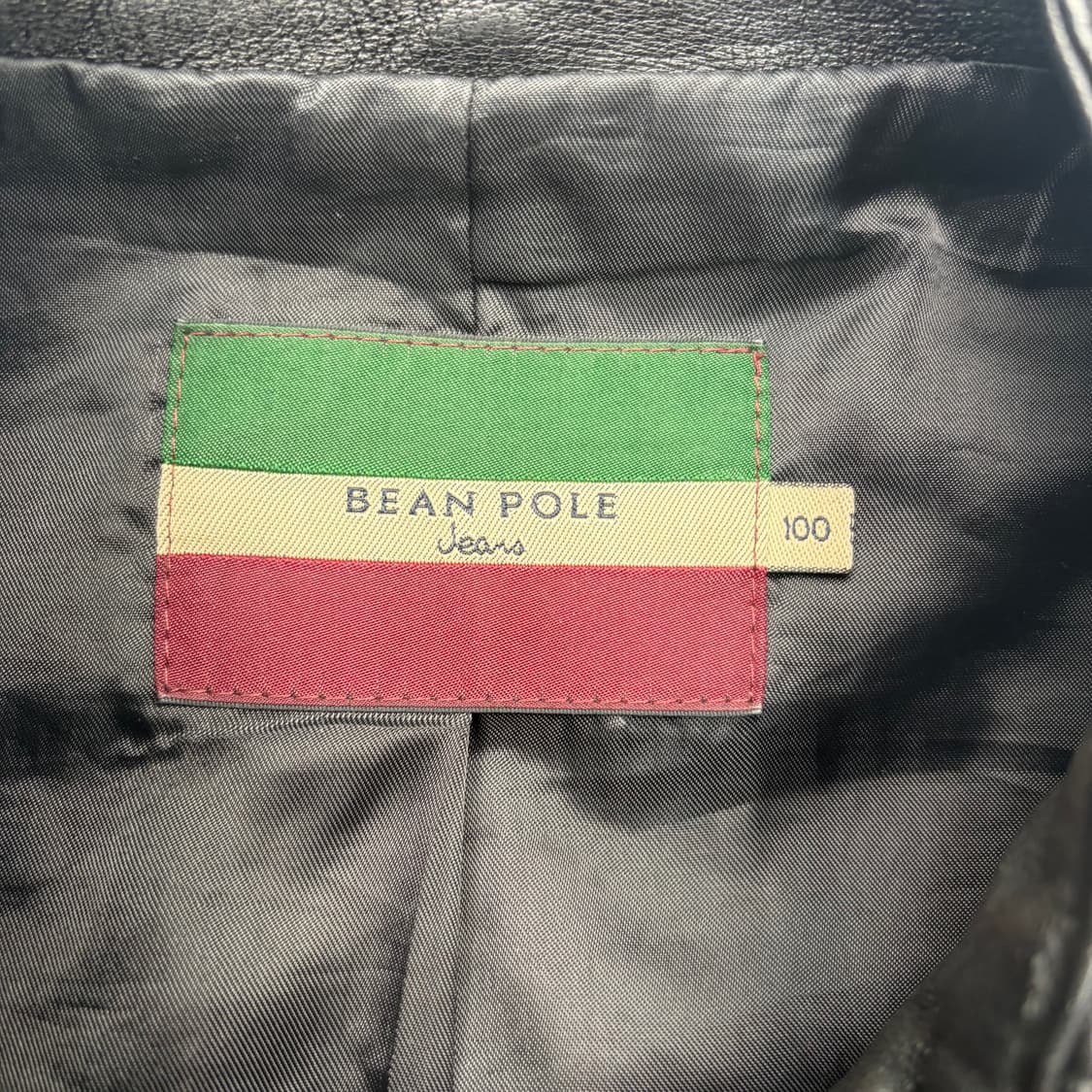 빈폴 블랙 라이더 레더 자켓 L 상품이미지7