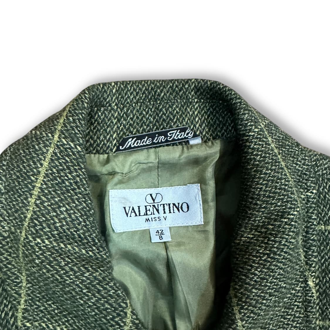 발렌티노 체크 코트 상품이미지5