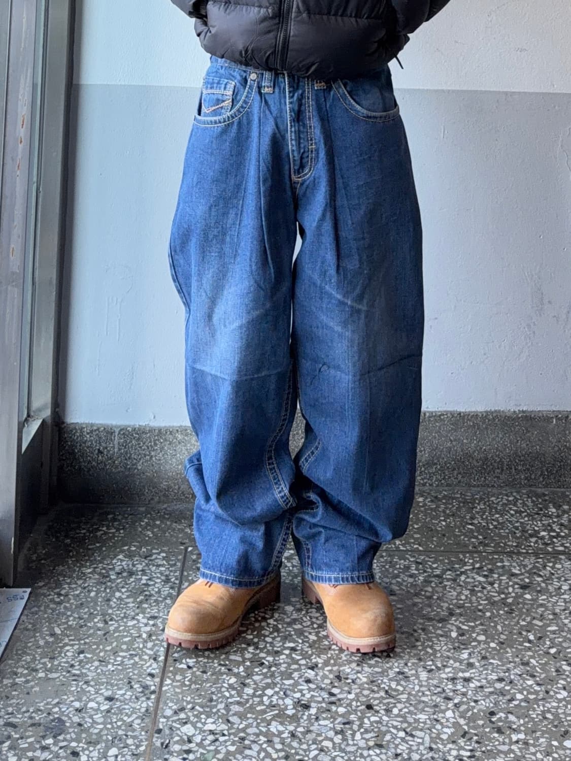 빈티지 자수 힙합팬츠 상품이미지3