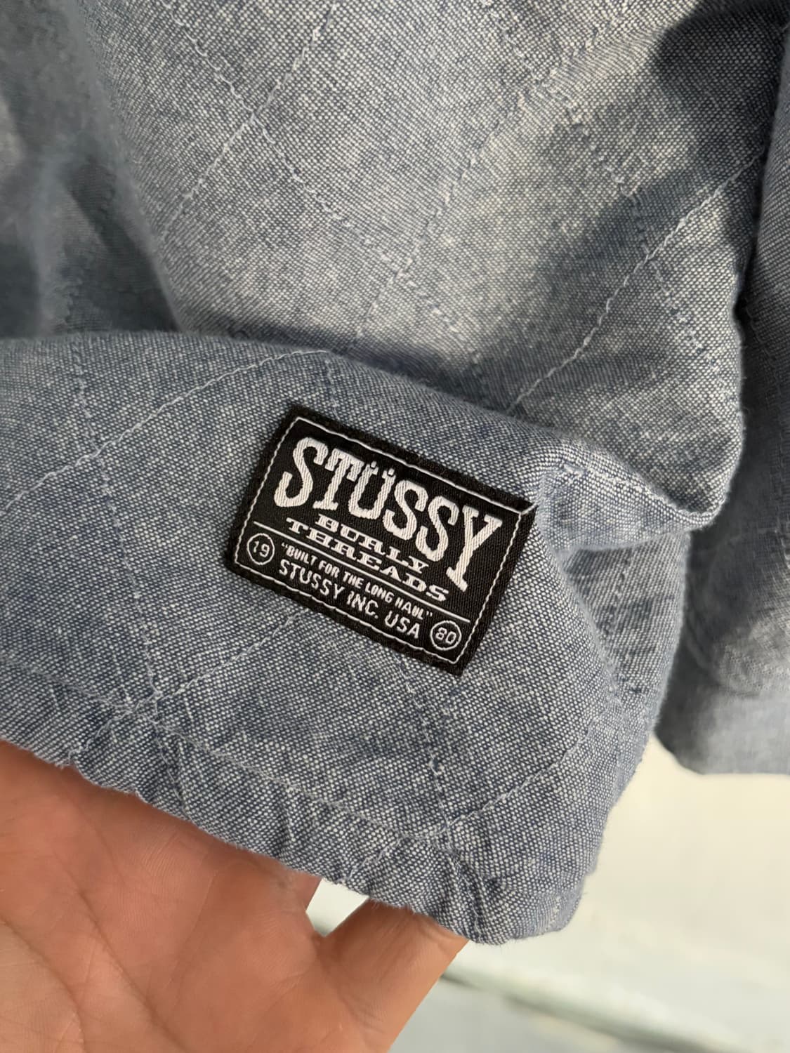 Stussy 스투시 투포켓 안감 데님 셔츠 자켓 상품이미지4