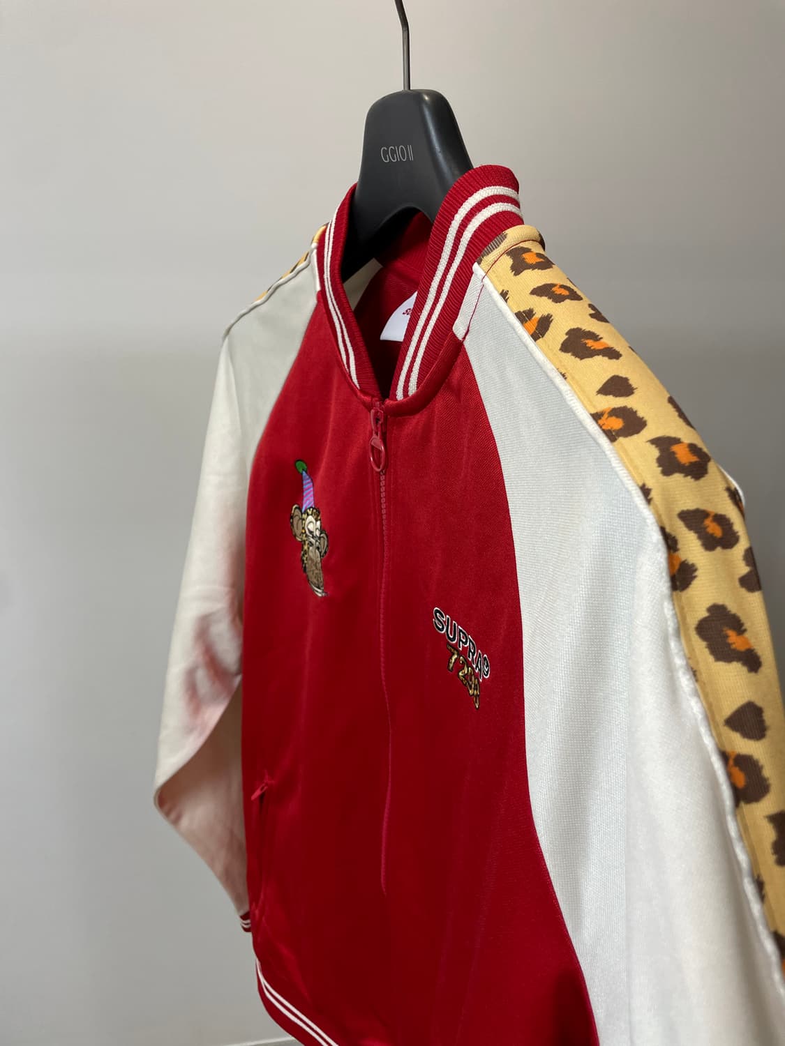 (M) Supra 수프라 레오파드 트랙탑 져지 집업 상품이미지2